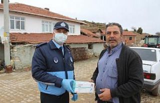 İnönü’de maskeler halkın ayağına gidiyor