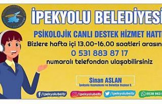 İpekyolu Belediyesi’nden psikolojik canlı destek...