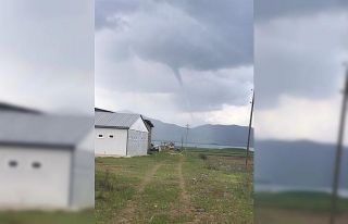 İslahiye’de hortum paniği