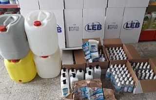 Isparta Emniyetinden kaçak dezenfektan operasyonu