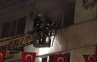 Isparta’da gece saatlerinde korkutan yangın