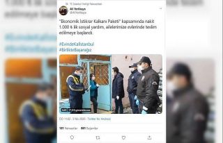İstanbul’da bin TL sosyal yardım, ailelere evlerinde...