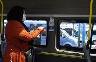 İstanbul’da Minibüslere el dezenfekte ünitesi...