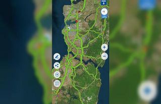İstanbul’da sokağa çıkma yasağı öncesi trafik...