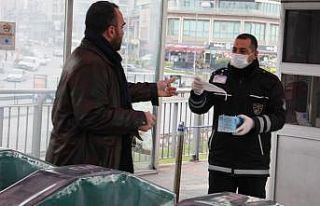 İstanbul’da toplu taşımayı kullananlara maske...