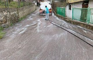 İzmit sokakları dezenfekte ediliyor