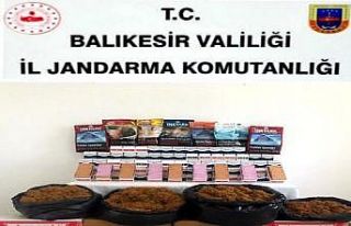 Jandarmadan kaçak tütün operasyonu