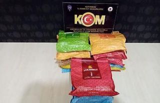 Kaçak nargile tütünü ele geçirildi