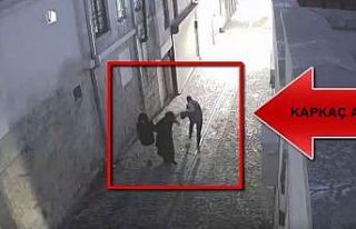 Kaptı ama kaçamadan yakalandı