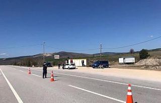 Karabük’e giriş çıkışlarda korona tedbirleri...