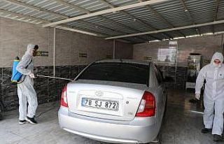 Karabüklü oto yıkamacı araçları ücretsiz dezenfekte...