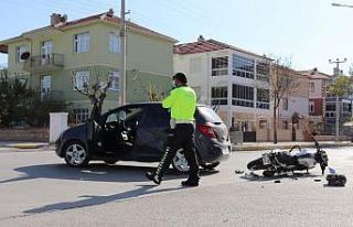 Karaman’da trafik kazası 1 yaralı