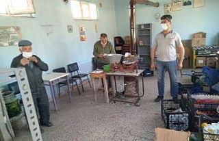 Karantinadaki köye “Vefalı” destek