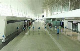 Karantinanın sona ereceği Wuhan’da havaalanı...