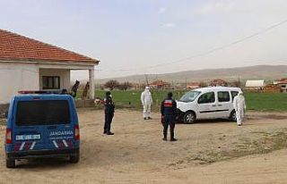 Karantinaya alınan köyde tespit ve test çalışması...