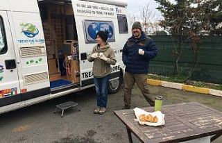 Karavanla dünya turuna çıkan İngiliz çift, sınırlar...