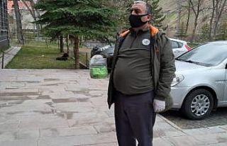 Kars’ta yaralı bulunan Ebabil kuşu tedavi altına...