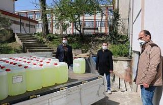 Kartal Belediyesi, Meslek Lisesinden 2 ton solüsyon...