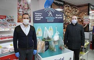 Kartal Belediyesinden marketlere dayanışma askısı