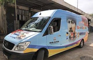 Kaş Belediyesinden 23 Nisan Minibüsü