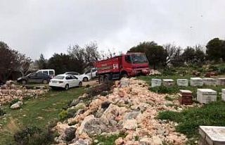 Kaş’taki yangın arı kovanlarını da vurdu