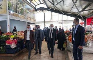 Kaymakam Aksoy denetimlerde bulundu