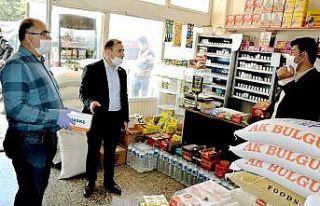 Kaymakam Mutlu esnaf denetimlerine katıldı
