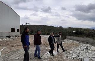 Kaymakam ve belediye başkanından sanayi alanında...