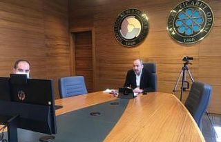 Kayseri’de ilk kez online basın toplantısı yapıldı