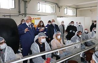 Kdz. Ereğli Belediyesi el dezenfektanı üretmeye...