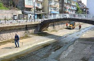 Kdz. Ereğli Belediyesi kentte ki dereleri temizliyor