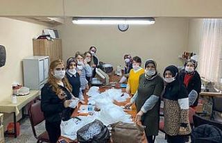 Kdz. Ereğli HEM maske ve tulum üretiyor