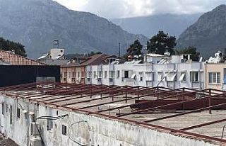 Kemer Lise Caddesi yenileniyor