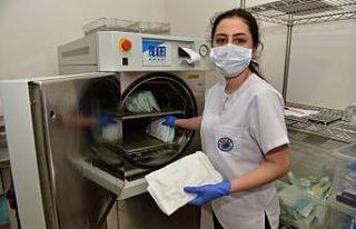 Kepez Belediyesi günlük maske üretimini 8 bine...