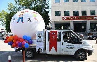 Kestel’de çocuklara 23 Nisan sürprizi