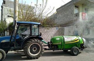 Kilis dezenfekte ediliyor