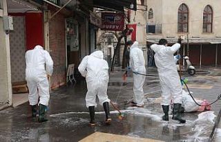 Kilis’te dezenfekte çalışmaları sürüyor