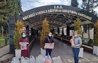 Kocaeli’de korona virüs tedavisi devam eden çocuklara...
