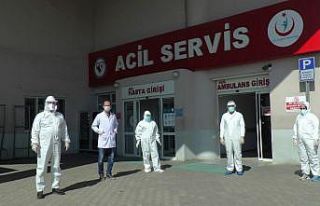 Kocaeli’de korona virüsle mücadele eden doktorlardan...