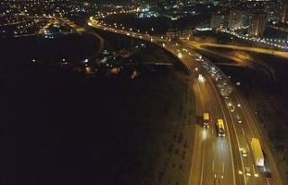 Kocaeli’ye girişlerin kapatılması kilometrelerce...