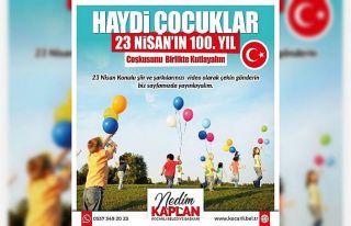 Koçarlı Belediyesinden miniklere 23 Nisan çağrısı