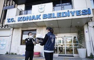 Konak Belediyesinden boyozlu destek