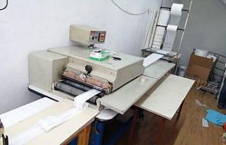 Konya’da kaçak maske üretilen atölyeye baskın