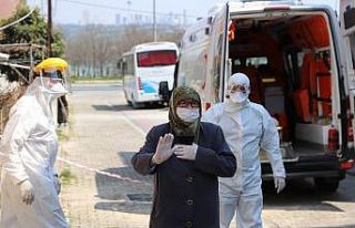 Korona virüs hastalarının tahliye sevinci