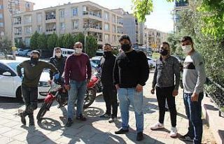 Korona virüs İzmir’de de kuryelerin yükünü...