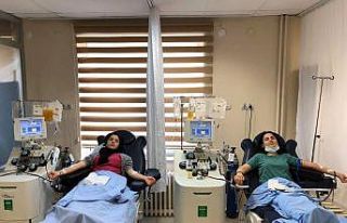 Korona virüs mücadelesini kazanan sağlık personeli...