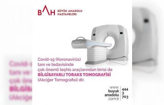 Korona virüs tanı ve tedavisinde teşhis araçlarından...