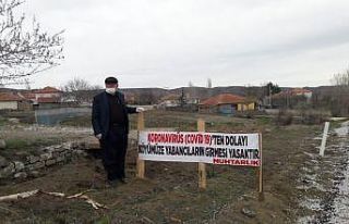 Korona virüs vakası olmayan köylerine giriş yasağı...