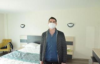 Korona virüsün kahramanları belediye tesislerinde...