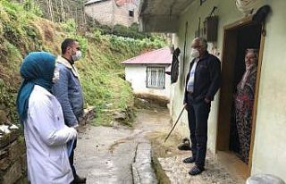 Köy tedbir amaçlı kendi karantinasını uyguluyor